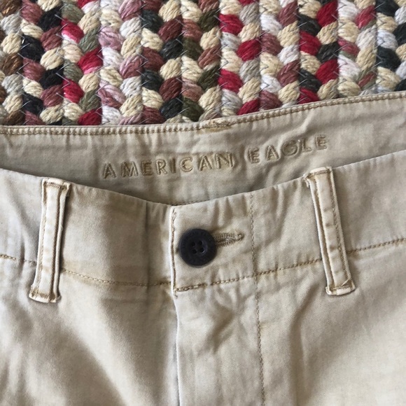 Men’s American Eagle Original Straight Khaki 32x34 - Picture 2 of 4